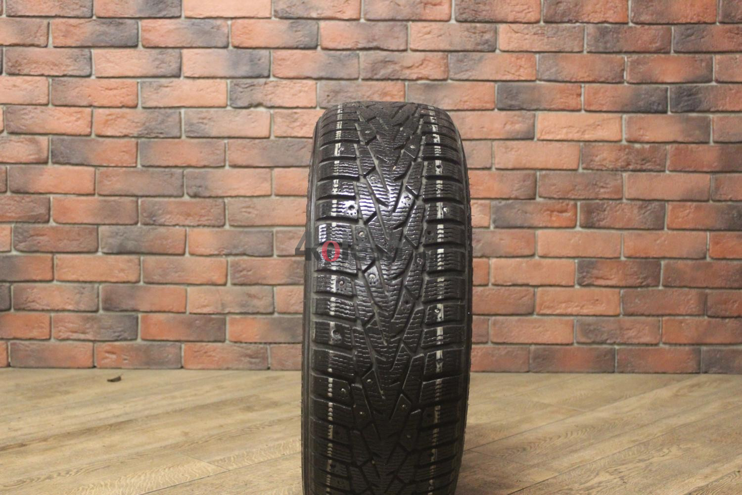 Зимние шипованные шины R16 195/55 Nokian Tyres Hakkapeliitta 7 RFT бу (6-7 мм.) остаток шипов 50-69%