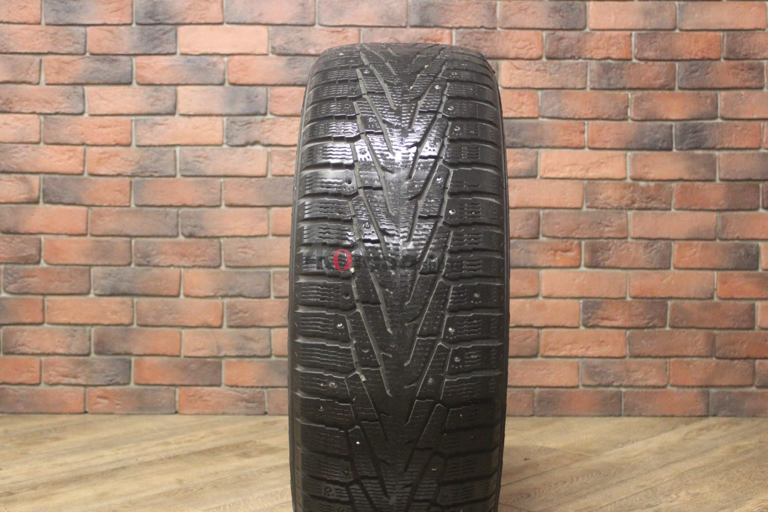 Зимние шипованные шины R19 245/55 Nokian Tyres Hakkapeliitta 7 бу (6-7 мм.) остаток шипов 0-25%