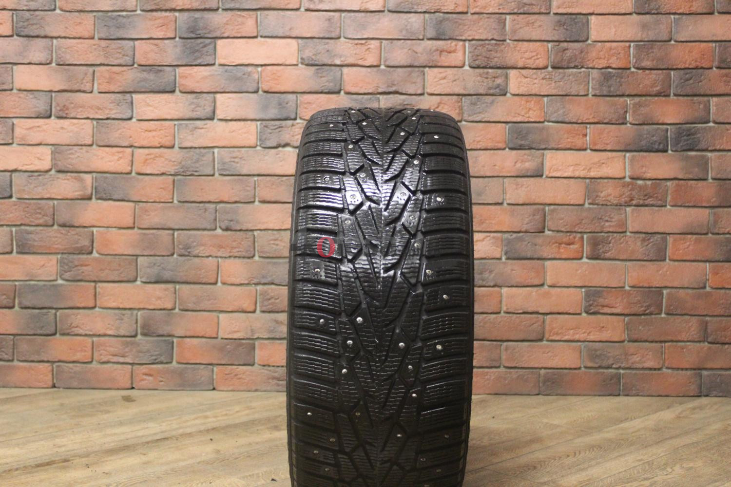 Зимние шипованные шины R18 245/45 Nokian Tyres Hakkapeliitta 7 RFT бу (6-7 мм.) остаток шипов 70-100%