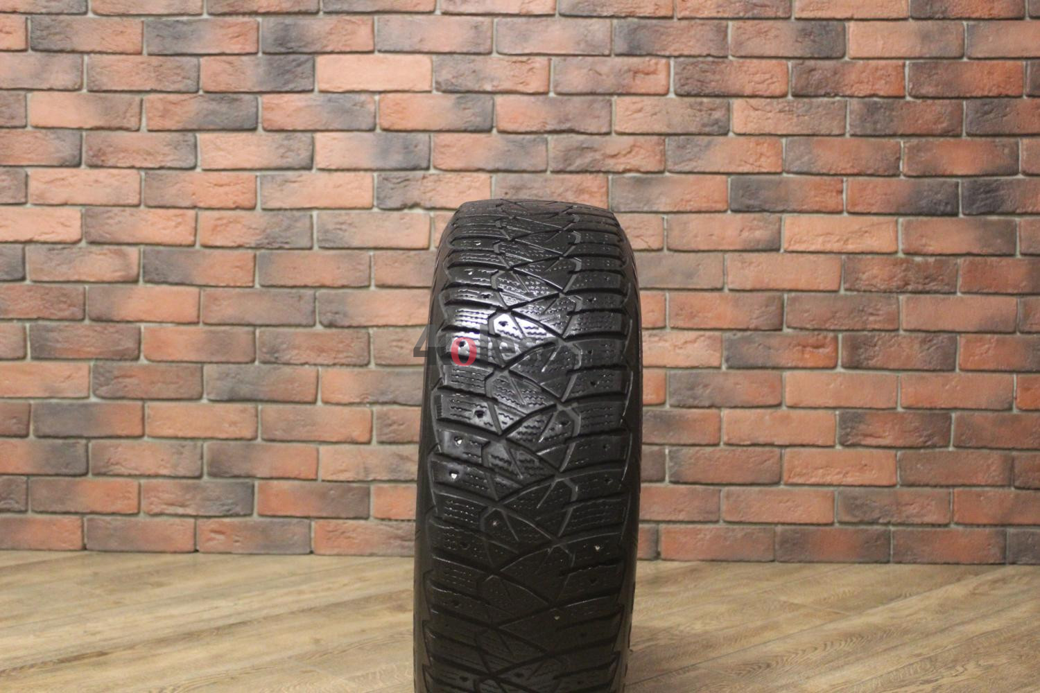 Зимние шипованные шины R15 195/65 Dunlop Ice Touch бу (4-5 мм.) остаток шипов 0-25%