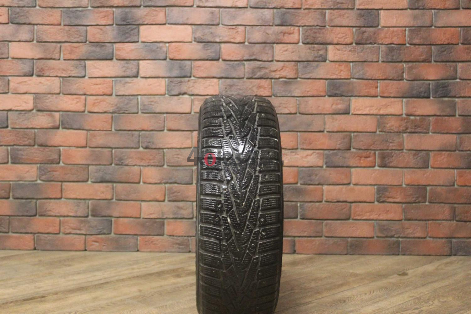 Зимние шипованные шины R16 195/55 Nokian Tyres Hakkapeliitta 7 RFT бу (4-5 мм.) остаток шипов 25-49%