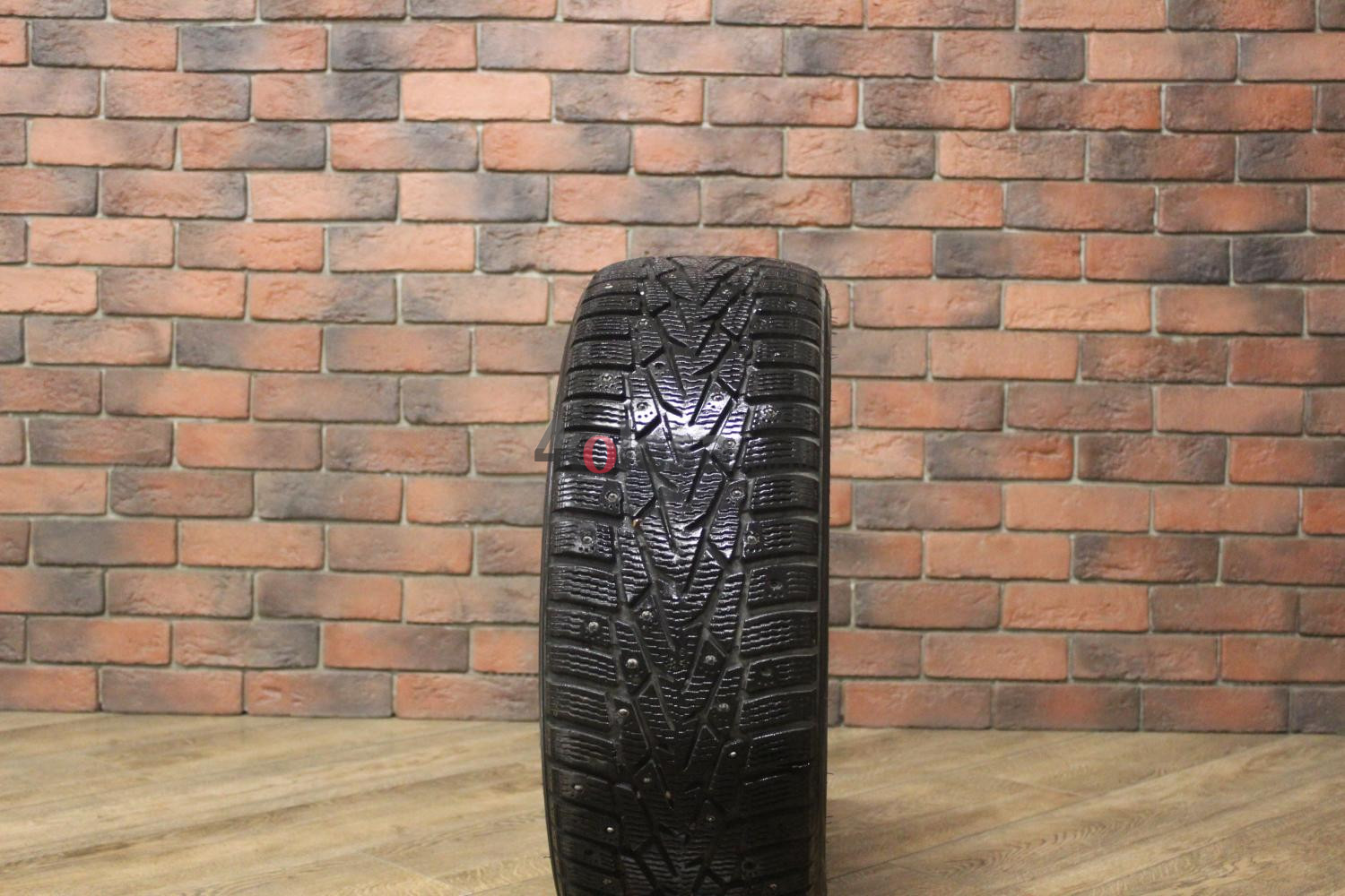 Зимние шипованные шины R16 205/55 Nokian Tyres Nordman 7 бу (6-7 мм.) остаток шипов 50-69%