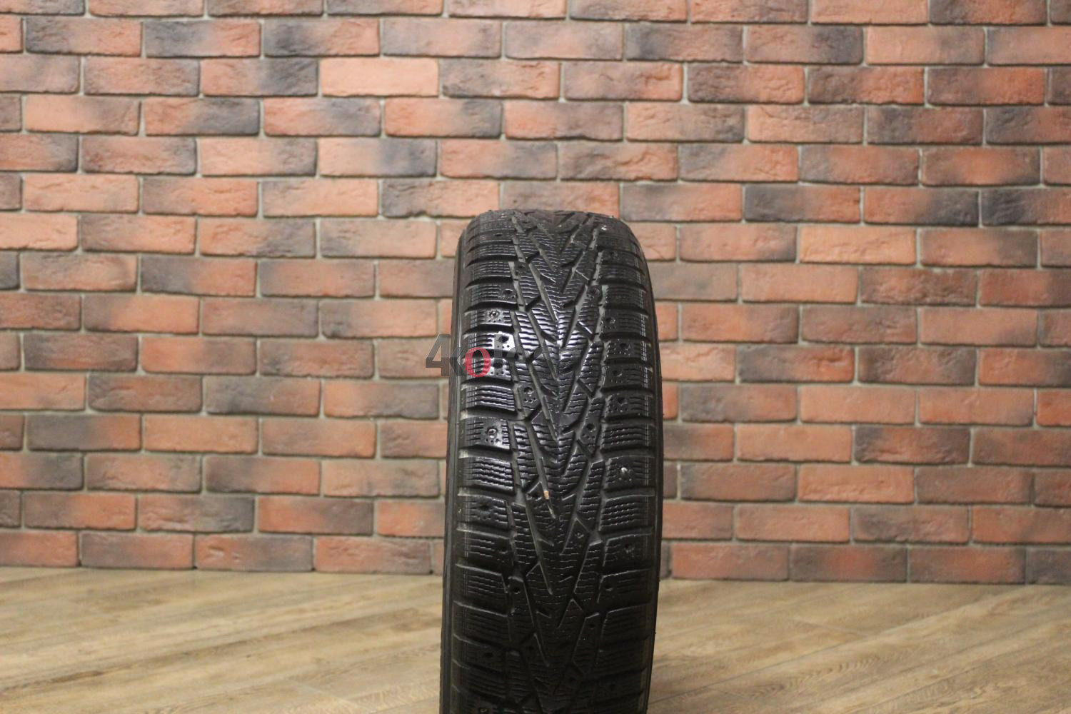 Зимние шипованные шины R15 185/65 Nokian Tyres Hakkapeliitta 7 бу (6-7 мм.) остаток шипов 0-25%